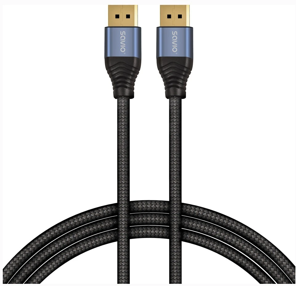 Savio CL-209 DisplayPort cable 1 m Juodas