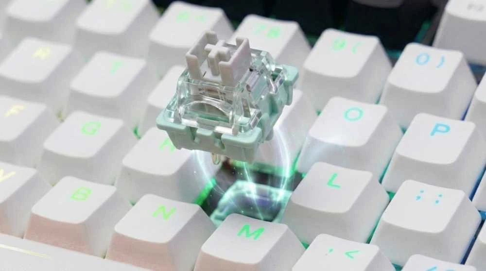 Savio Klaviatūra magnetyczna astral baltas outemu baltas jade magnetic rgb