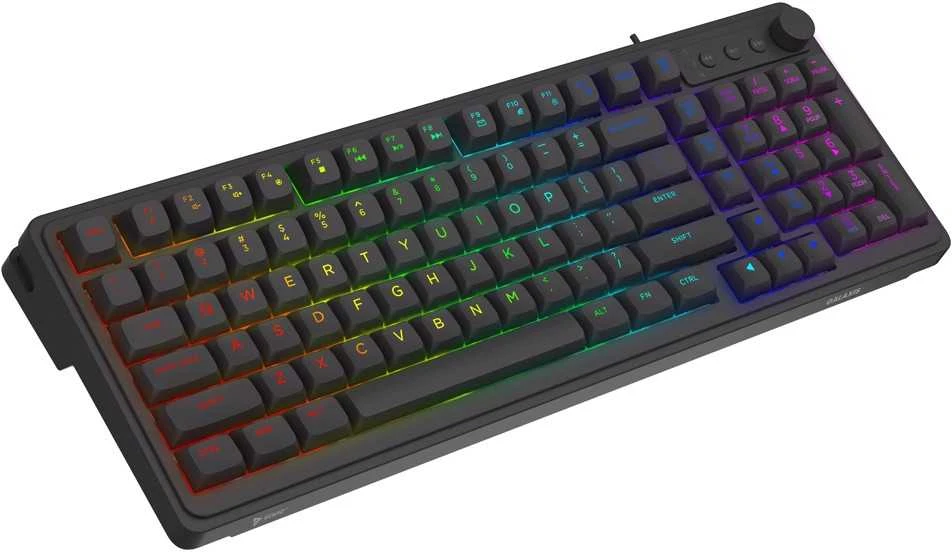 Savio klaviatūra membraninė rgb galaxis