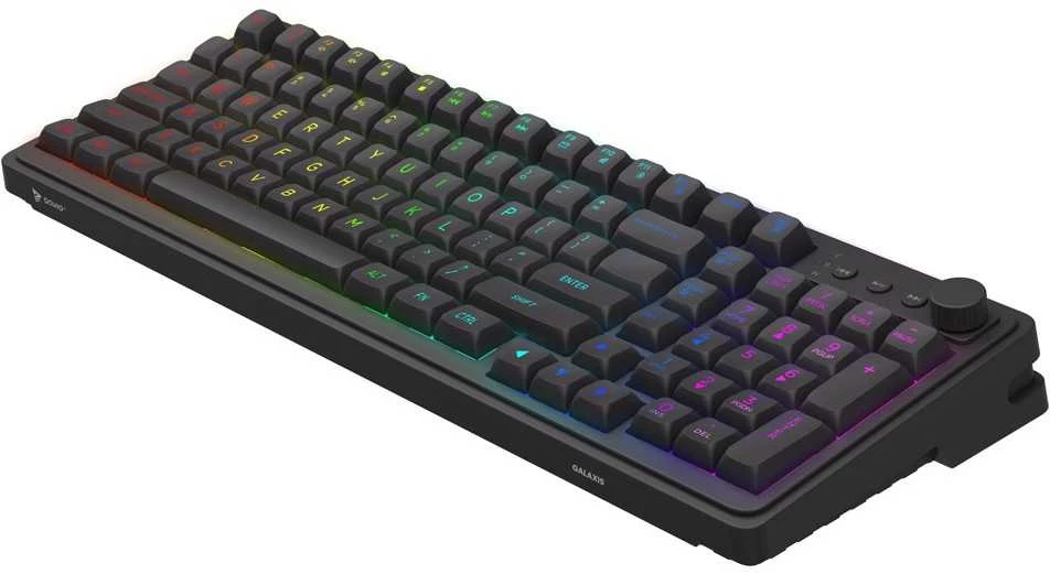 Savio klaviatūra membraninė rgb galaxis