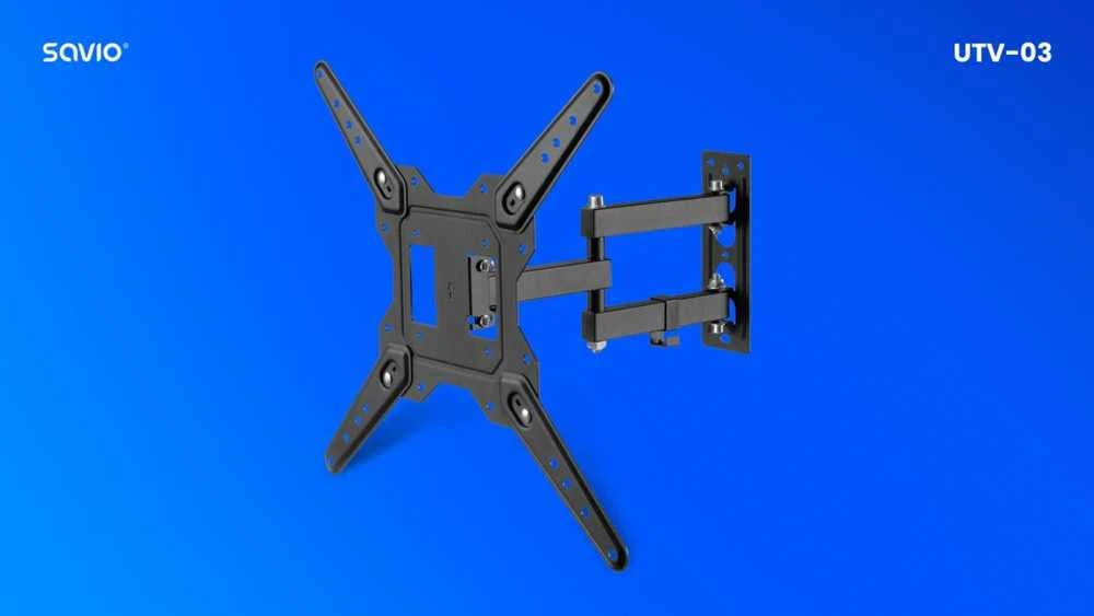Laikiklis Savio UTV-03 TV mount/stand 139.7 cm (55") Juodas