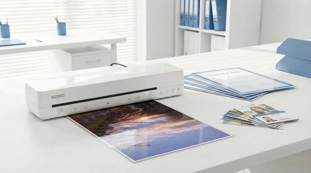 Savio LR-01/W laminatorius Šalto/karšto laminavimo įrenginys 320 mm/min Baltas