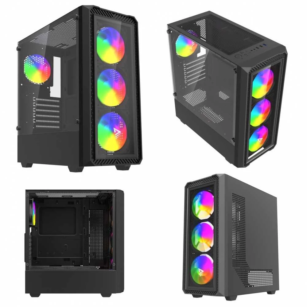 Savio Noctis Glass RGB Cube Juodas