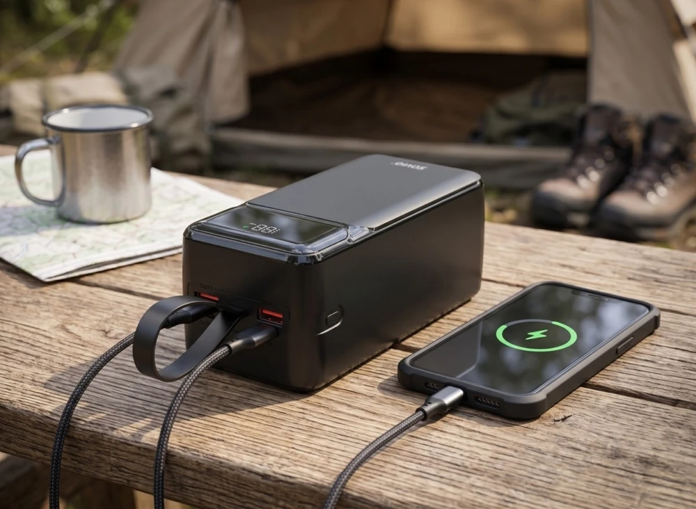 Savio Powerbank 50000 mah juoda ba-14