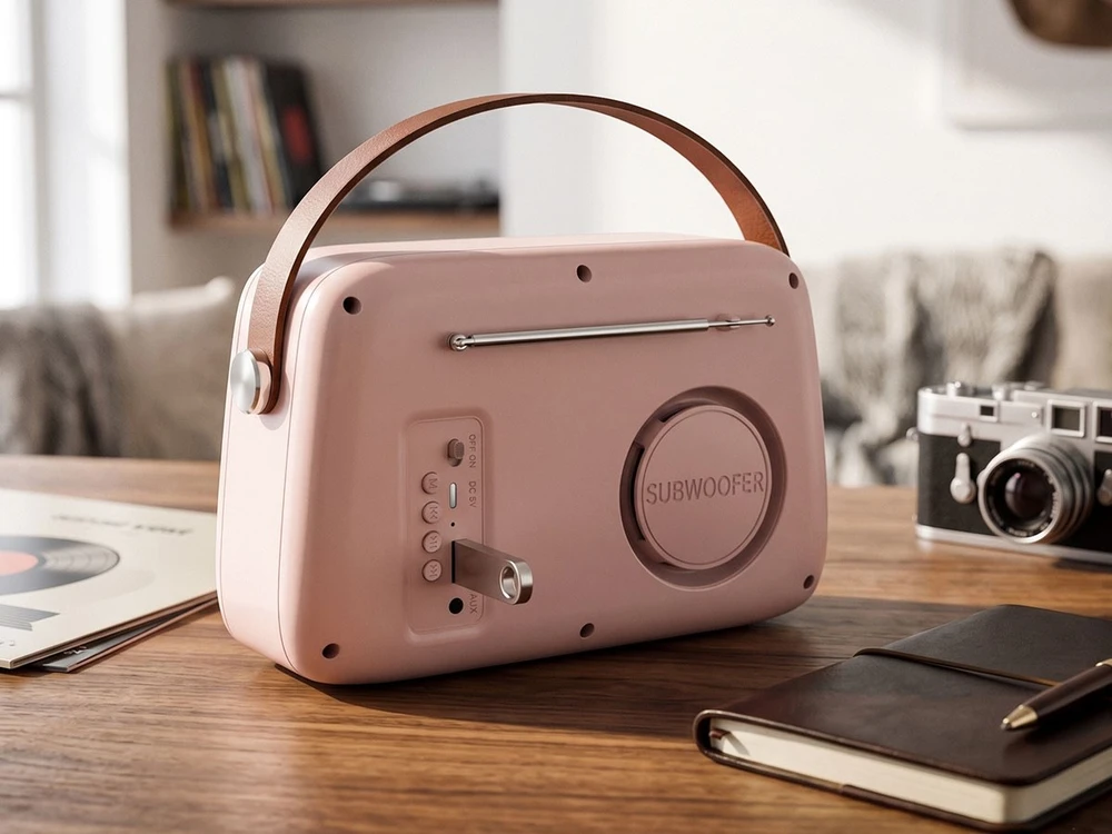 SAVIO RS-03 Portable radio, pink