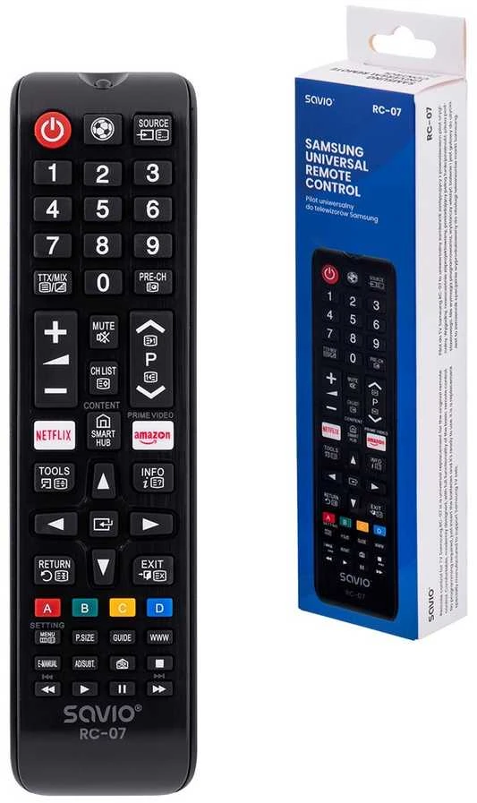 „Savio RC-07“ universalus nuotolinio valdymo pultas (televizoriai)