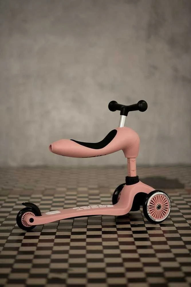 Paspirtukas - balansinis dviratukas  Scoot & Ride Highwaykick 1 2in1 Rose 96270