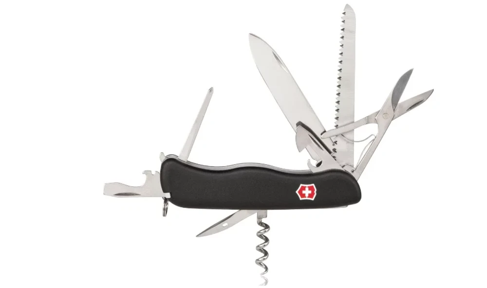Victorinox Outrider peilis su atlenktais įrankiais