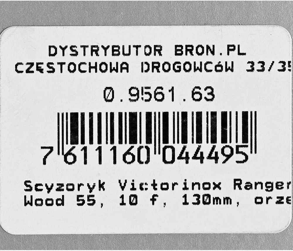 Šveicarija Victorinox Ranger 55 Wood kišeninis peilis su riešutmedžio kriaunomis