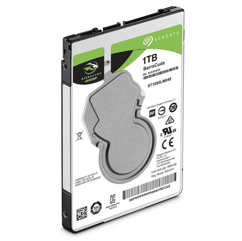 Dysk hdd seagate barracuda st1000lm048 (1 tb ; 2.5"; 128 mb; 5400 aps./min)