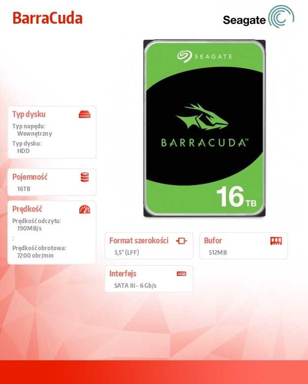 Seagate BarraCuda 16TB