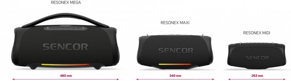 Garsiakalbis Sencor Resonex Mega juoda (35059707)