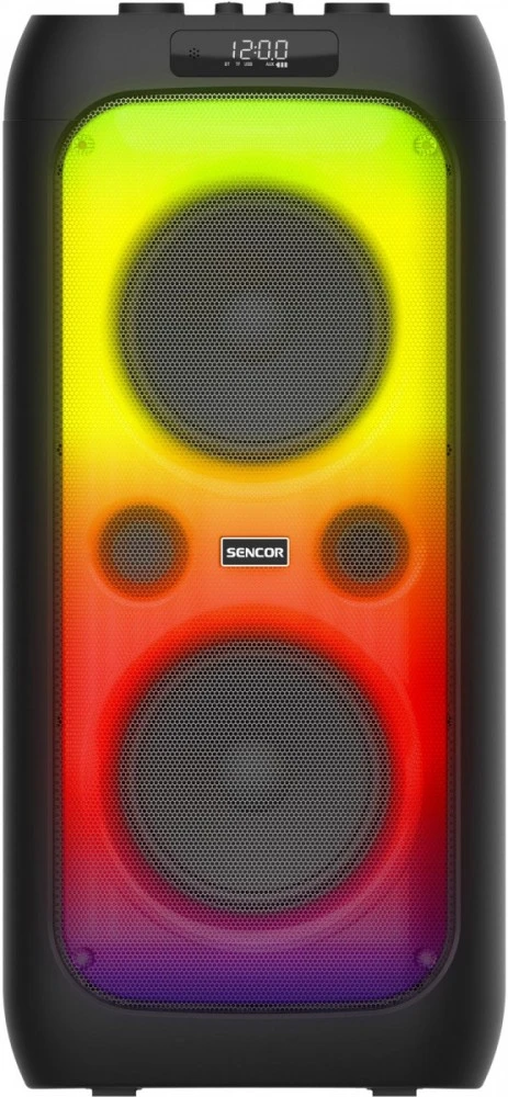 Sencor Garsiakalbis imprezowy partycon wave galingumas 100w, ipx4, tws, led, mic