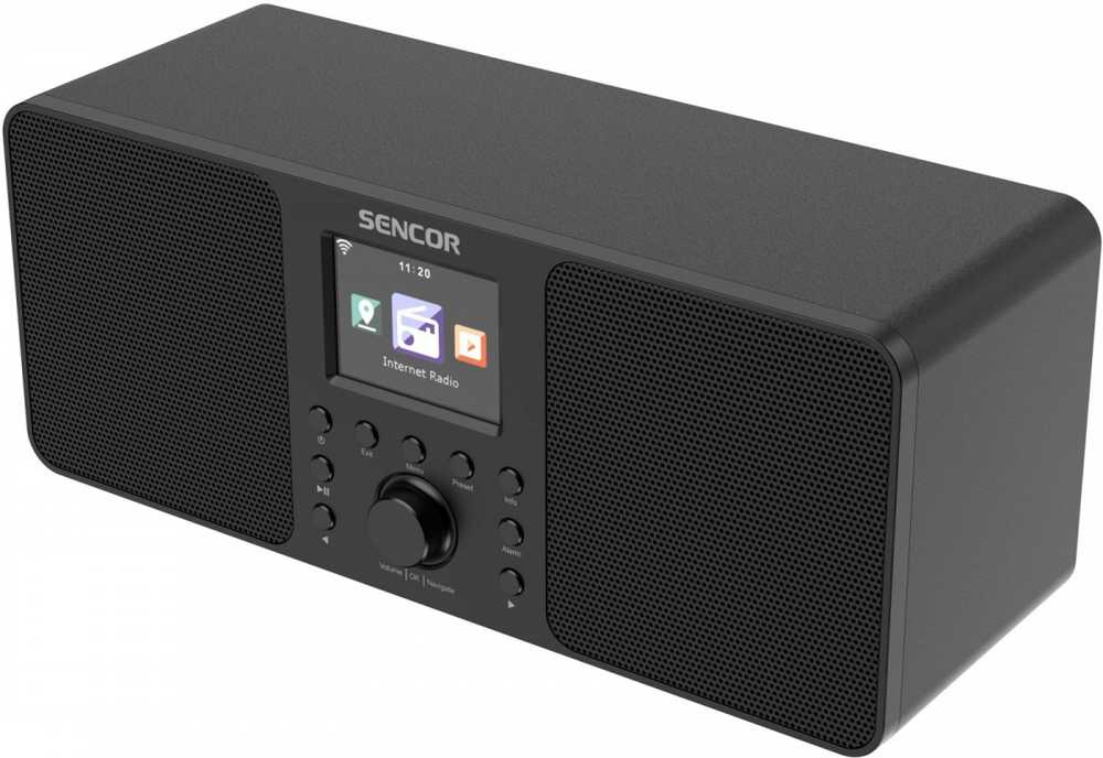 Sencor Interneto radijas 2x10w galia, wifi, fm, dab+, usb, lcd ekranas