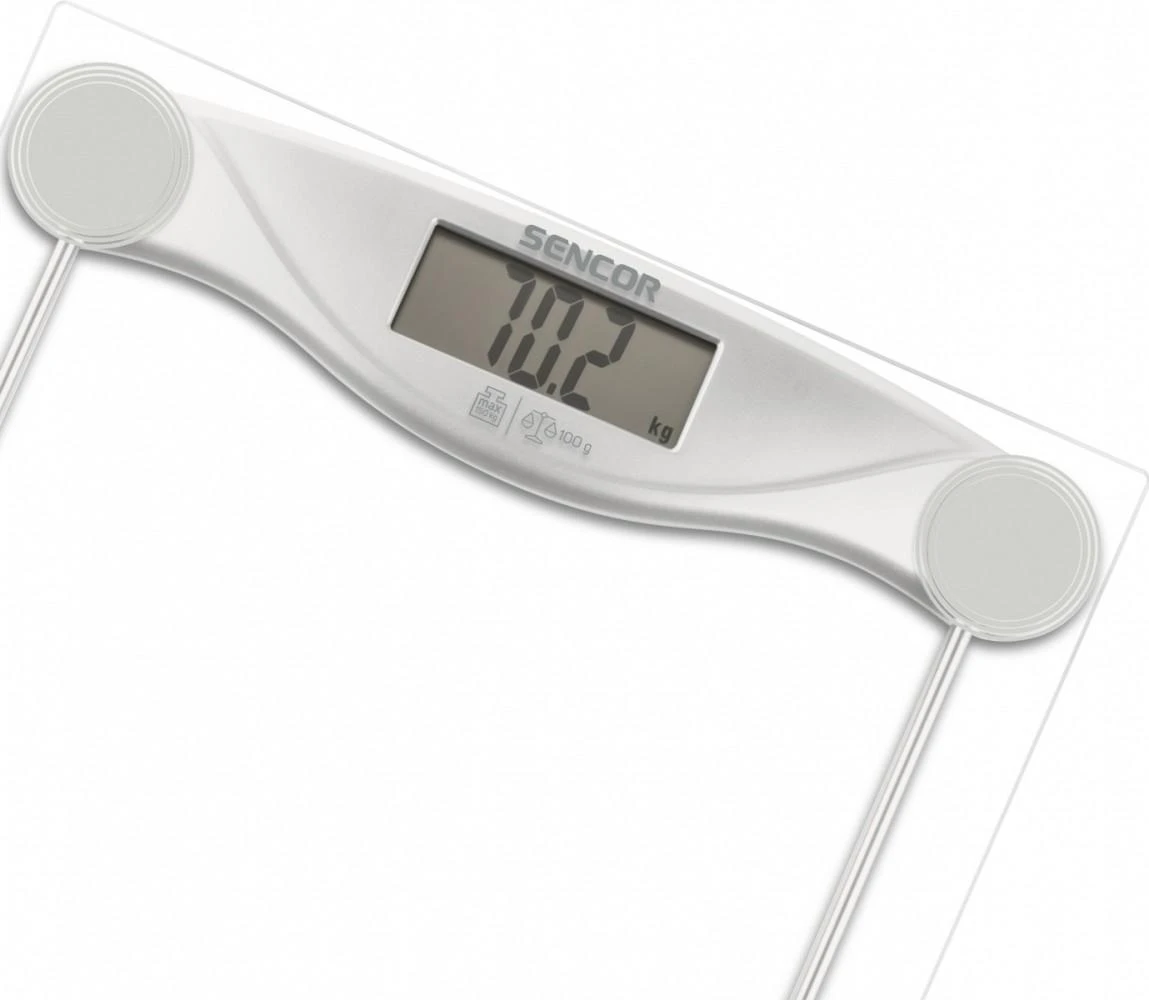 Virtuvinės svarstyklės Sencor elektroninės kūno masės svarstyklės 150kg,SBS113SL