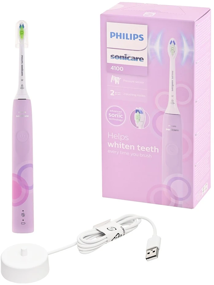 Dantų šepetėlis Philips Sonicare 4100 HX3689/44, Violetinis