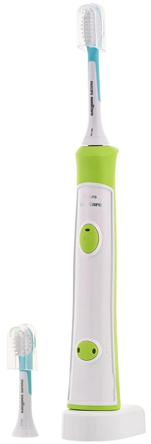 Elektrinis vaikiškas dantų šepetėlis Philips Sonicare For Kids, HX6352/11, žalias