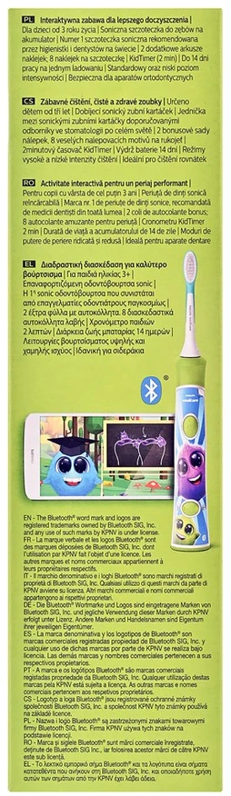 Elektrinis vaikiškas dantų šepetėlis Philips Sonicare For Kids, HX6352/11, žalias