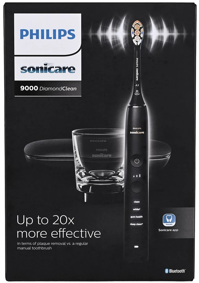 Philips Sonicare DiamondClean 9000 „Sonic“, elektrinis dantų šepetėlis su programa HX9911/17