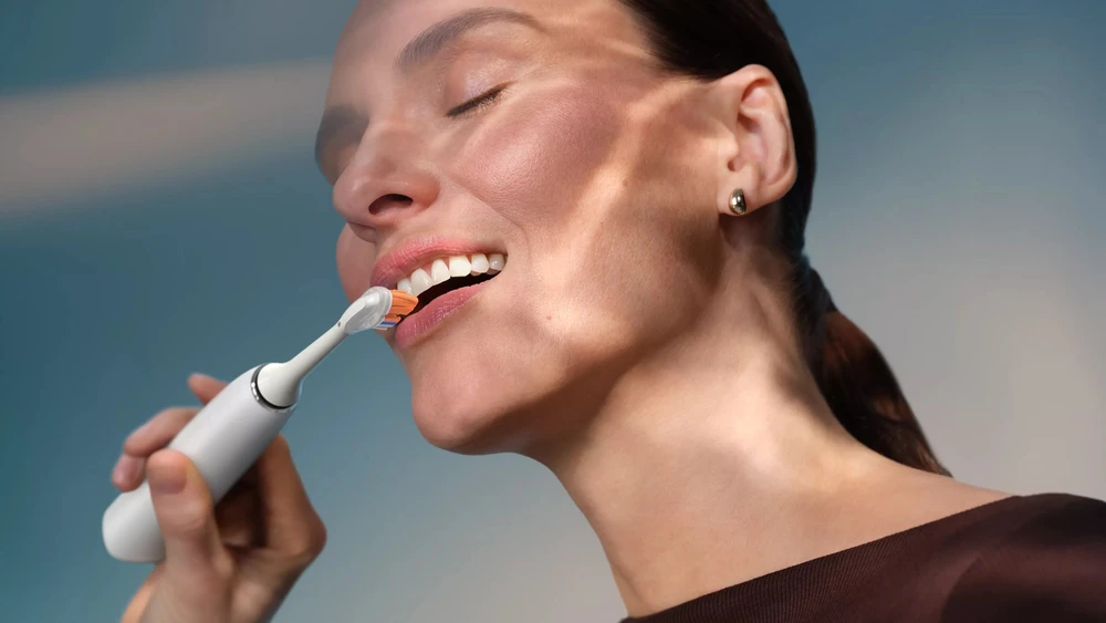 Elektrinis dantų šepetėlis Philips Sonicare DiamondClean 9000 su programėle | HX9911/19 | Baltas