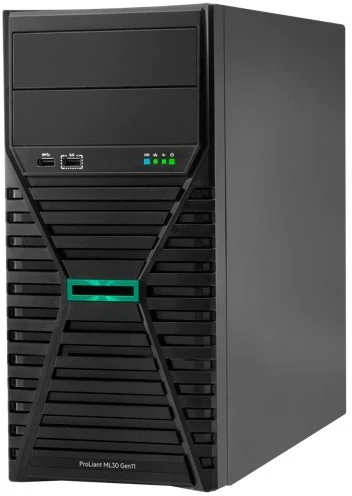 Serveris Hewlett Packard (HP) HPE PL ML30g11 6325P (3.5G/4C8T) 1x32G 2x480G SSD 8SFF VROC 1x1000W 4p1G NBD311 Išmanus pasirinkimas
