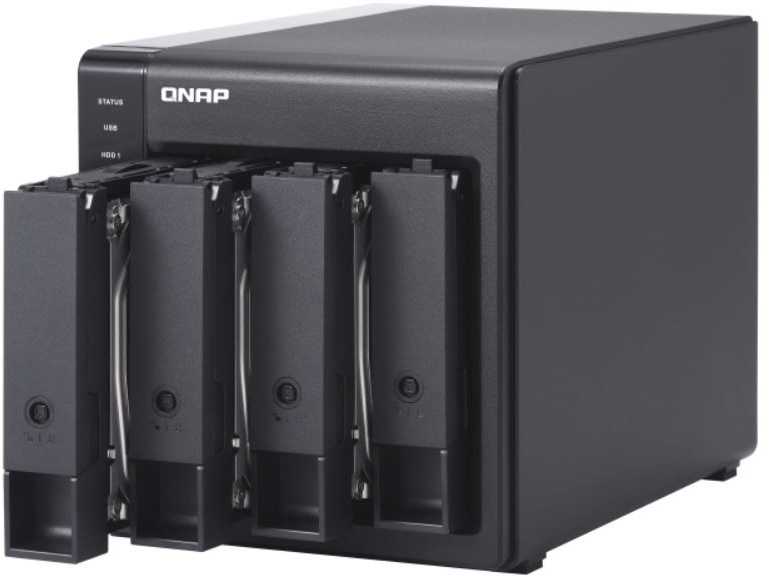 QNAP TR-004 diskų masyvas Juoda