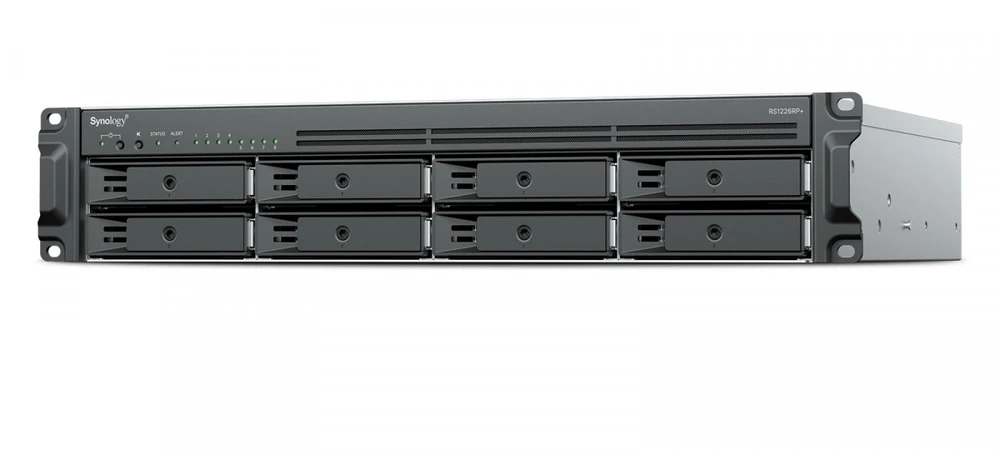Serveris SYNOLOGY 8 Bay 2U AMD Ryzen Embedded V1500B 4GB DDR4 Rack Redundant Power Expandable NAS Server