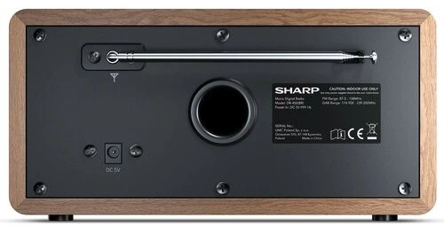 Sharp DR-450(BR) radijo imtuvas Laikrodis Ruda