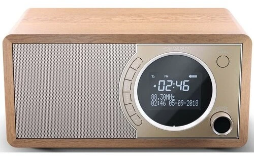 Sharp DR-450(BR) radijo imtuvas Laikrodis Ruda