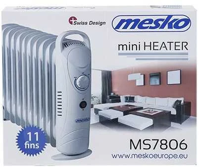 Šildytuvas olejowy mesko ms 7806 11 żeberek (1200w; 11; spalva balta)