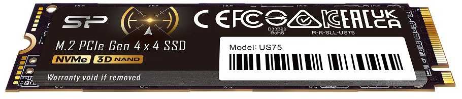 SILICON POWER COMPUTER & COMMUNICAT SILICON POWER SSD US75 2TB M.2 PCIe NVMe Gen4x4 NVMe 1.4 7000/6500MB/s