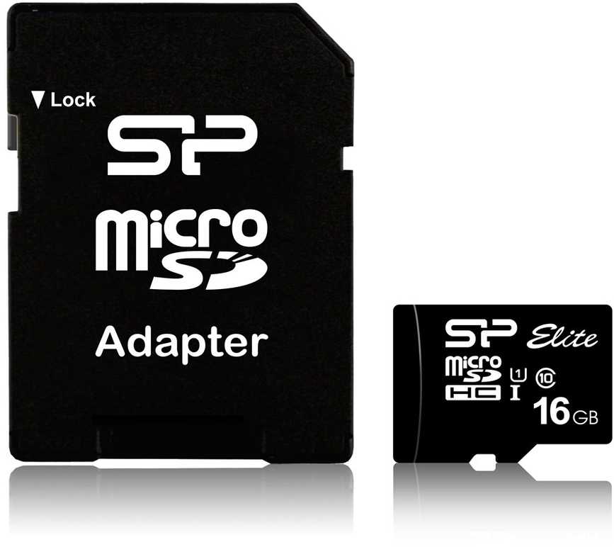 Silicon power microsdhc elite 16gb cl10 uhs-1 (u1) atminties kortelė + microsd-sd adapteris (sp016gbsthbu1v10sp)