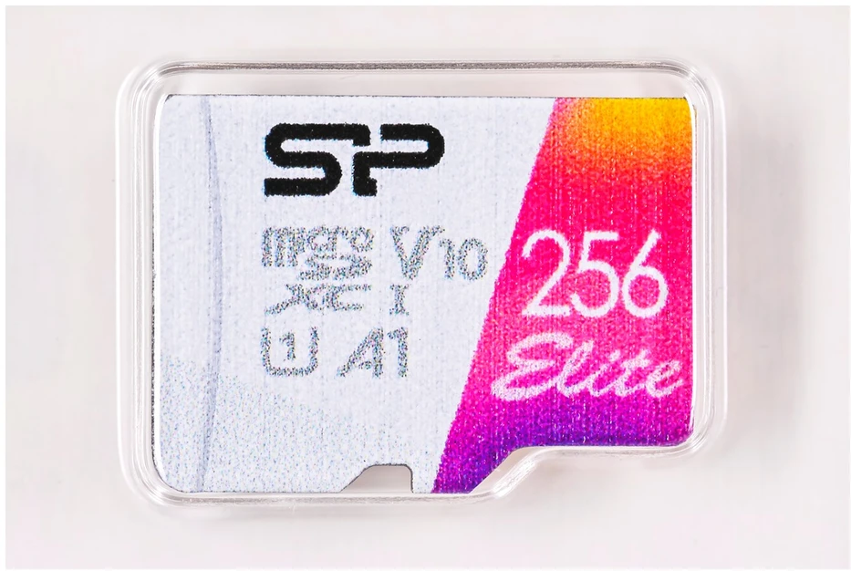 SILIKONIO MAITINIMO KOMPIUTERIS & COMMUNICAT SILICON POWER atminties kortelė Elite Micro SDXC 256GB UHS-I A1 V10
