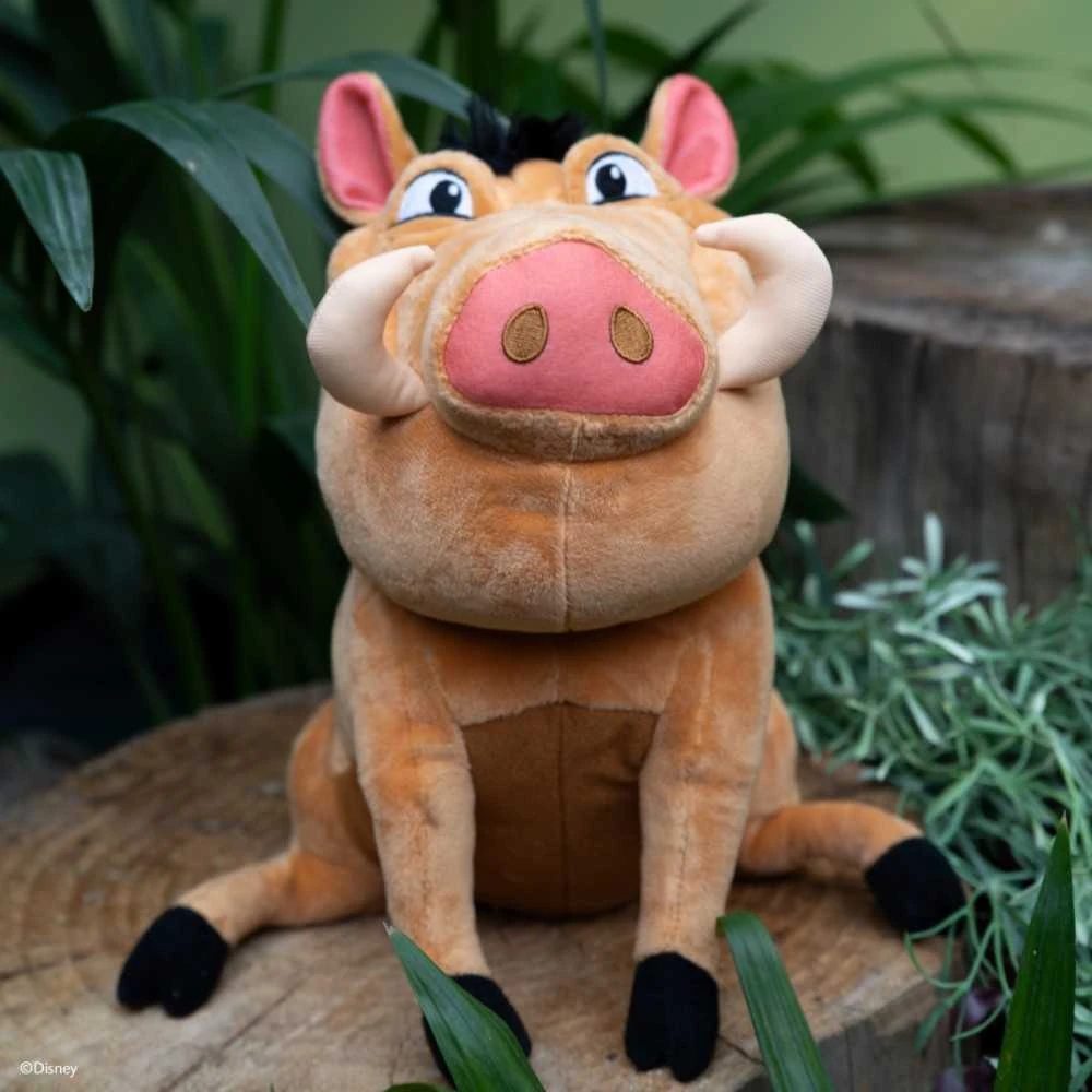 Mattel „Disney“ pliušinis žaislas „Liūtas karalius“, 30 l – Pumbaa, 25 cm