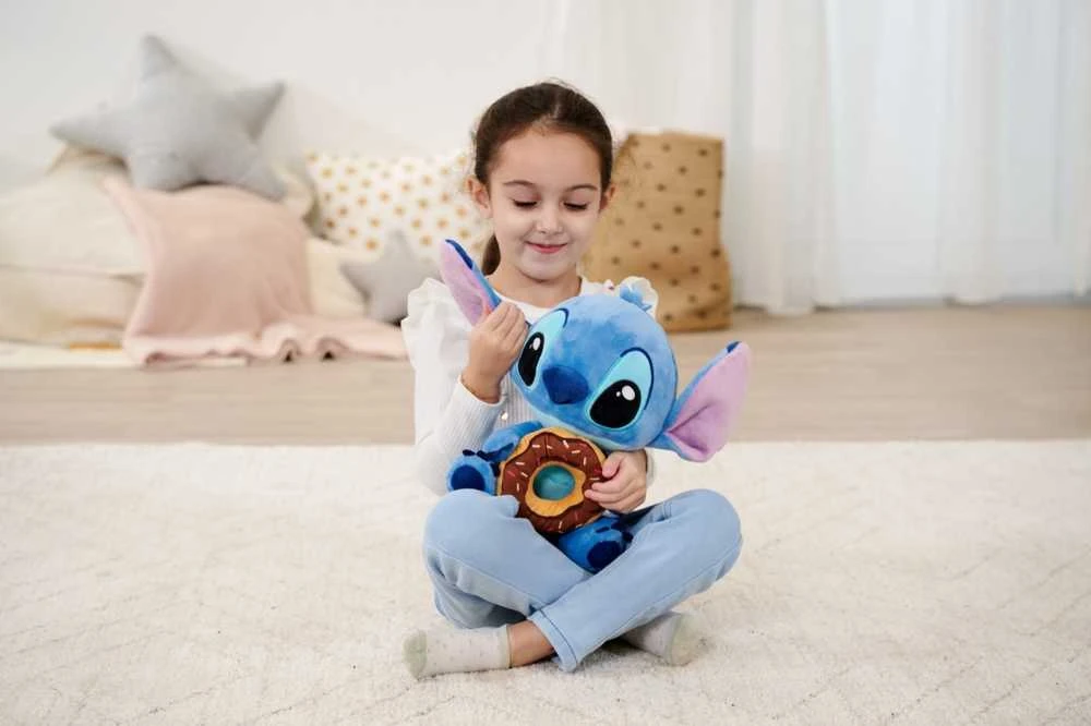 Simba Maskotka „Disney Stitch“ pliušinis žaislas su Donatu, 25 cm, originalus