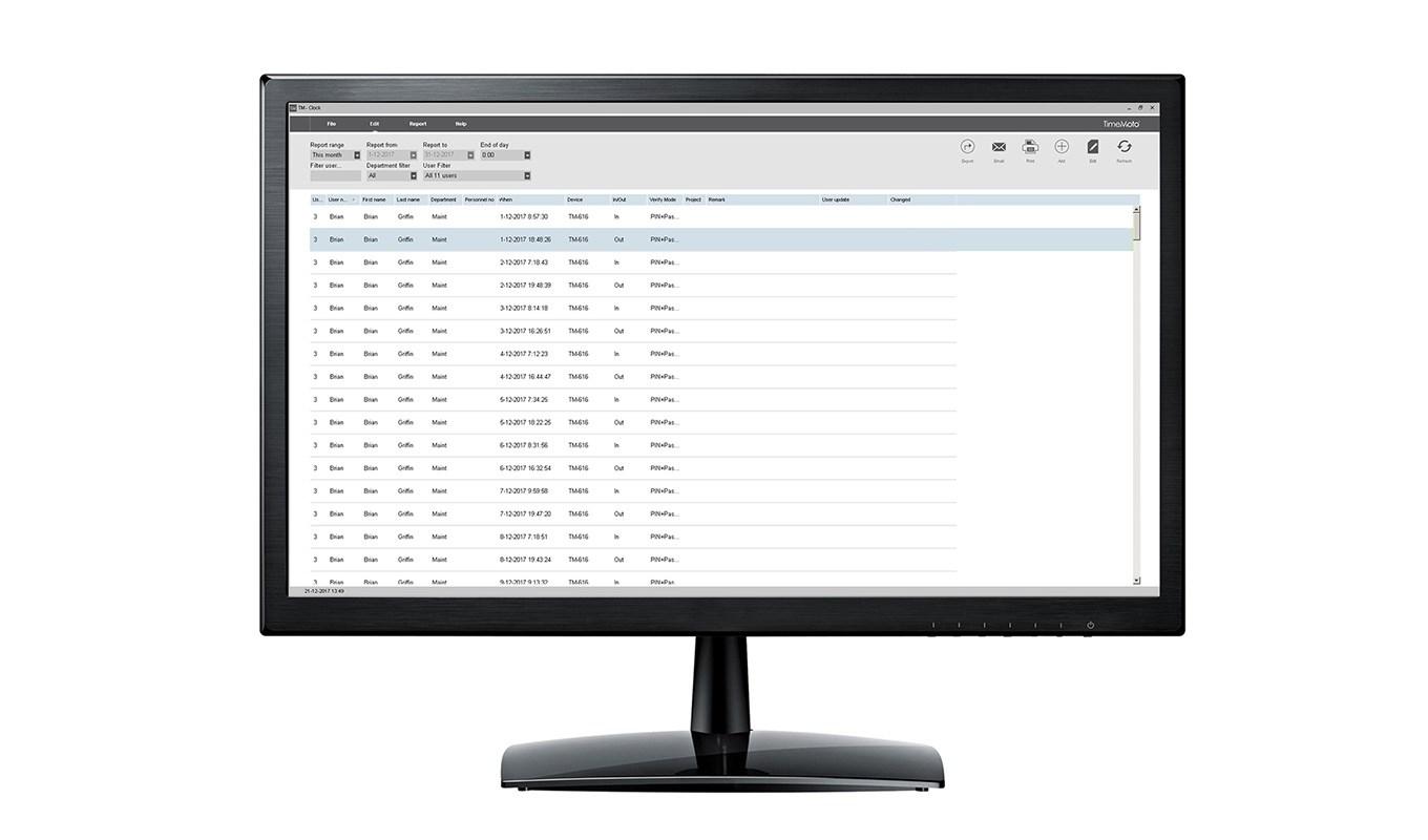 Įeigos sistema SAFESCAN TimeMoto TM-616