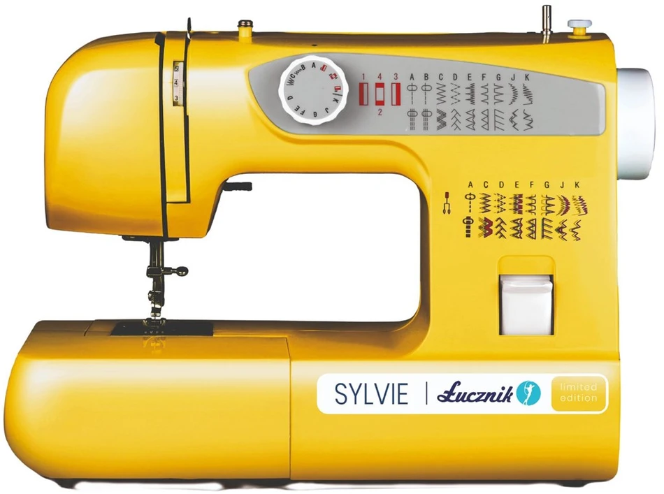 Sewing machine ŁUCZNIK SYLVIE Geltona