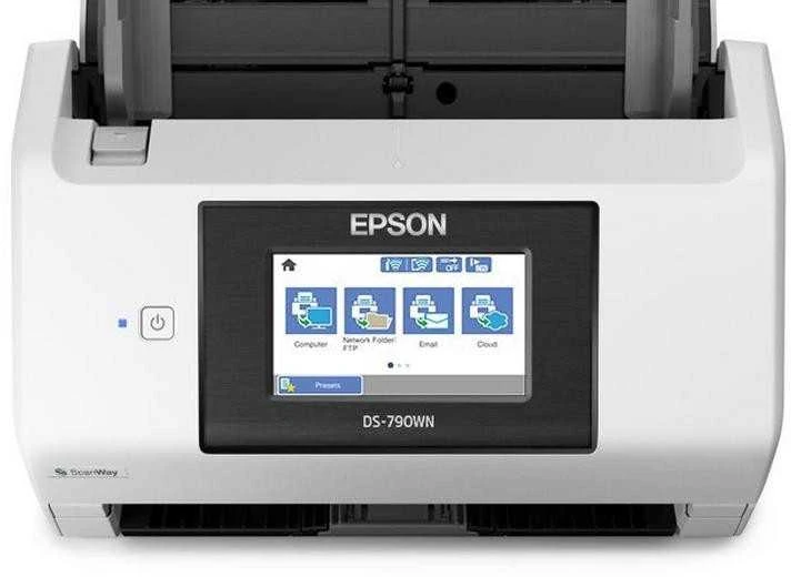 Skeneris Epson | Aukščiausios kokybės tinklo skaitytuvas | Darbo jėgos DS-790WN | Spalva | Bevielis