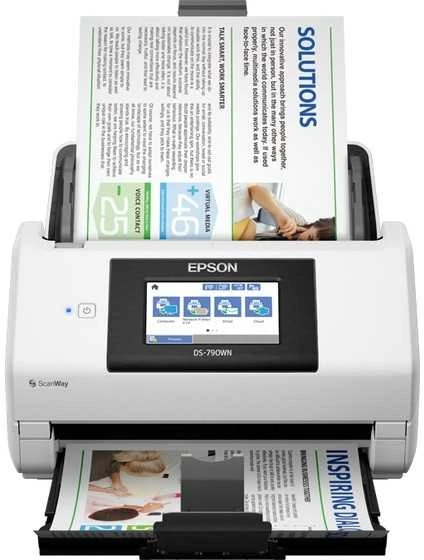 Skeneris Epson | Aukščiausios kokybės tinklo skaitytuvas | Darbo jėgos DS-790WN | Spalva | Bevielis