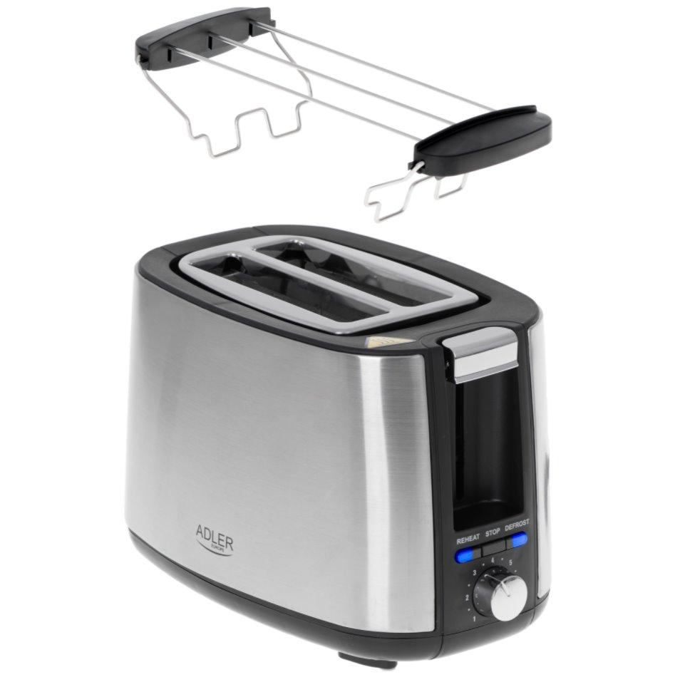 Skrudintuvas Adler Toaster AD 3214, 750 W