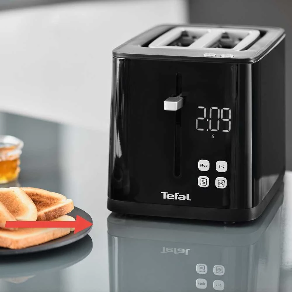 Tefal TT640810 skrudintuvas 2 griežinėliai Juoda 850 W