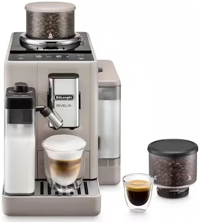 Delonghi | | EXAM440.55.BG Rivelia | Slėgis 19 bar | Su pieno plakikliu | Automatinis | 1450 W | Sand rusvai gelsvas