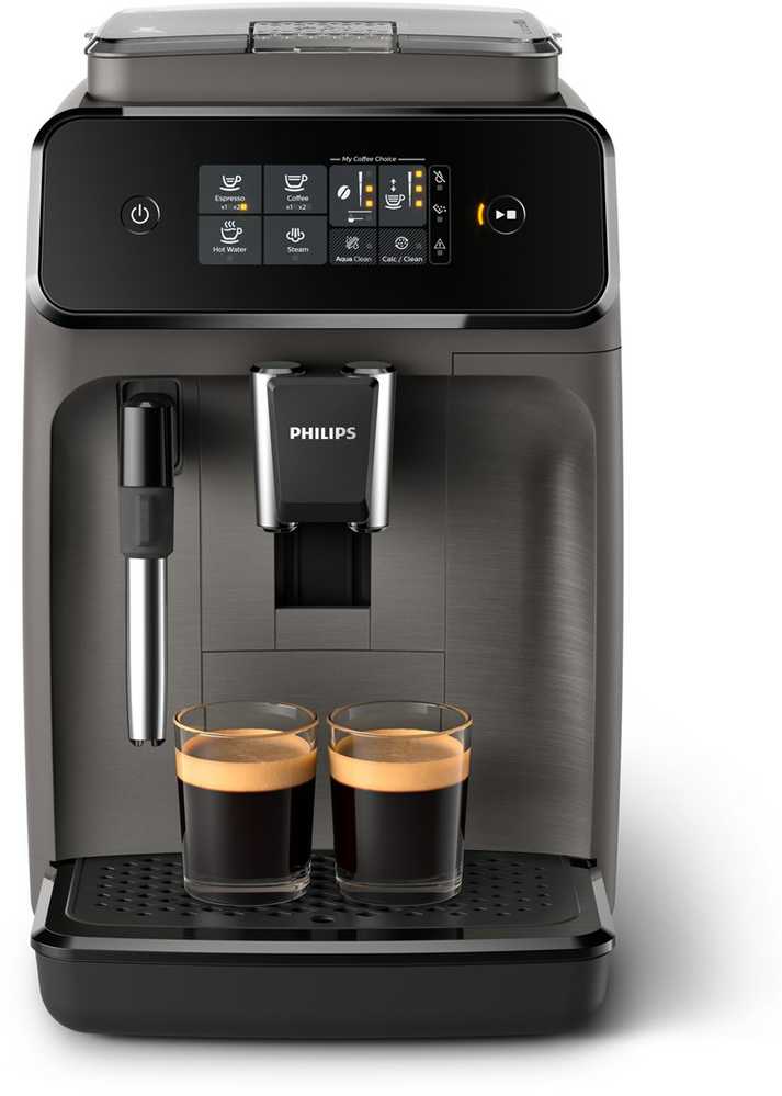 Kavos aparatas Philips | Espresso Series 1200 | EP1224/00 | Slėgis 15 bar | Su pieno plakikliu | Automatinis | 1500 W | Light Gray