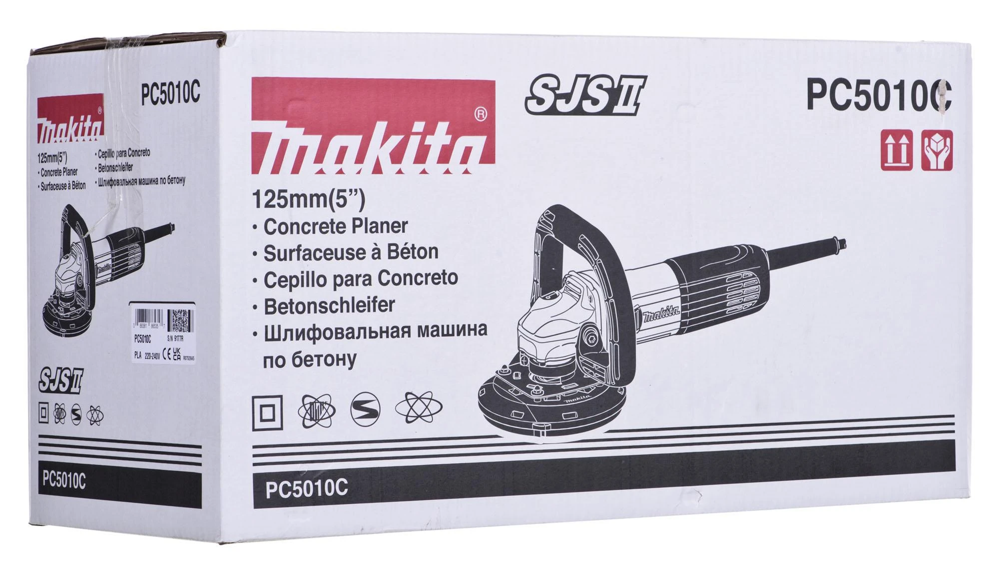 MAKITA betono šlifuoklis 125mm 1400W PC5010C
