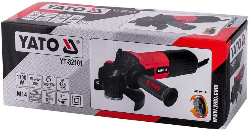 Yato Kampinis šlifuoklis YT-82101 125 mm, 1100 W