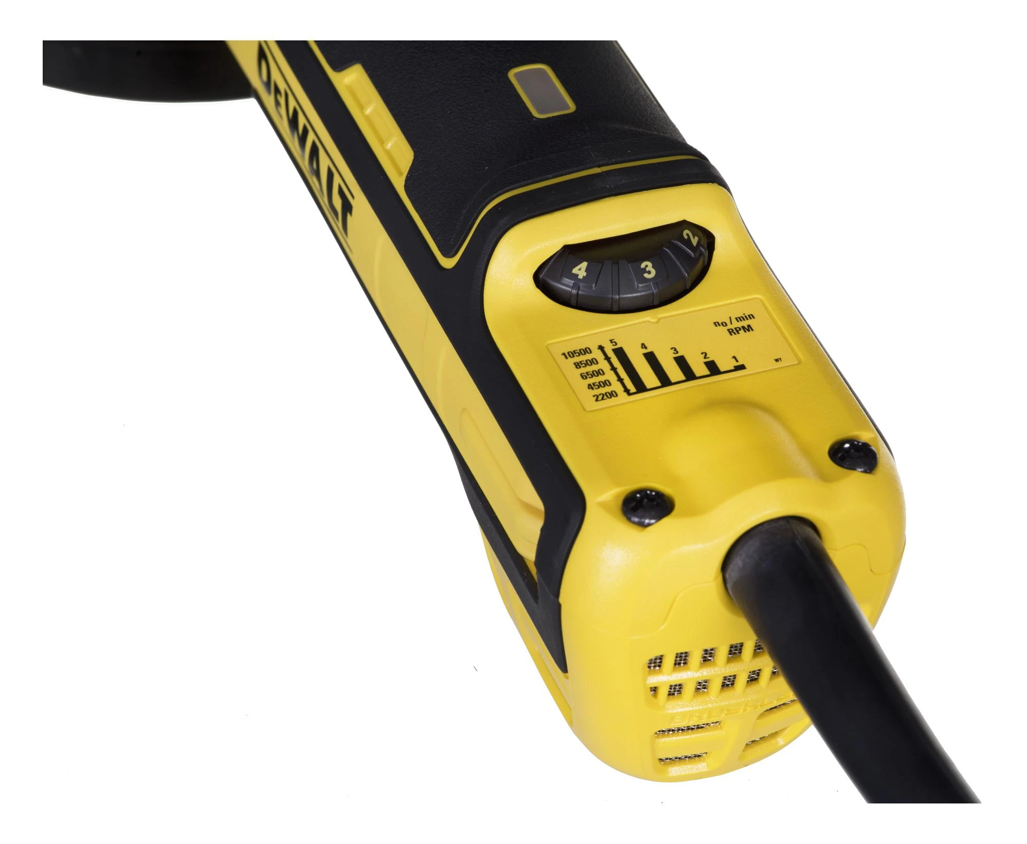 DEWALT kampinis šlifuoklis DWE4357 1700W 125mm