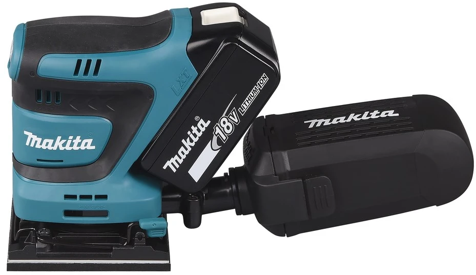 MAKITA akumuliatorinis ekscentrinis šlifuoklis DBO480Z 18V 93x185mm be akumuliatoriaus ir kroviklio