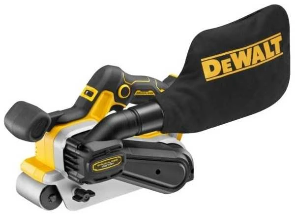 Juostinis šlifuoklis DeWalt DCW220NT-XJ; 18 V (be akumuliatoriaus ir pakrovėjo)