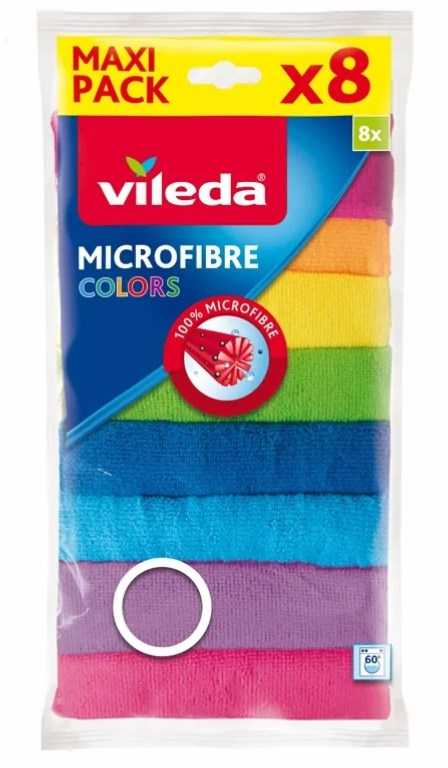 Šluostė vileda mikrofibra colors 8 vnt.