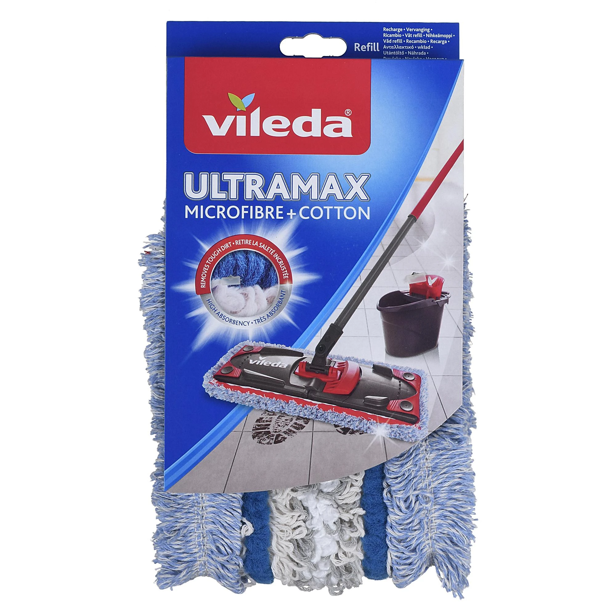 Vileda šluostė šepečiui Ultramax Micro & Cotton